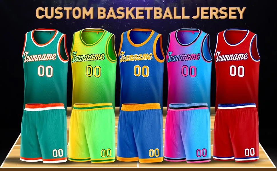 Personalized Custom Mens Youth Fashion 3D Sublimation Mesh Basketball Jersey