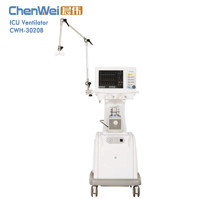 Touch Color Screen Surgical ICU Medical Ventilator with CE/ISO Cwh-3020b