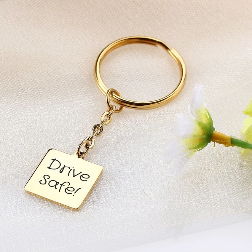 Wholesale Custom Personalized Drive Safe Kyechain Dropshipping Promotional Gift Items